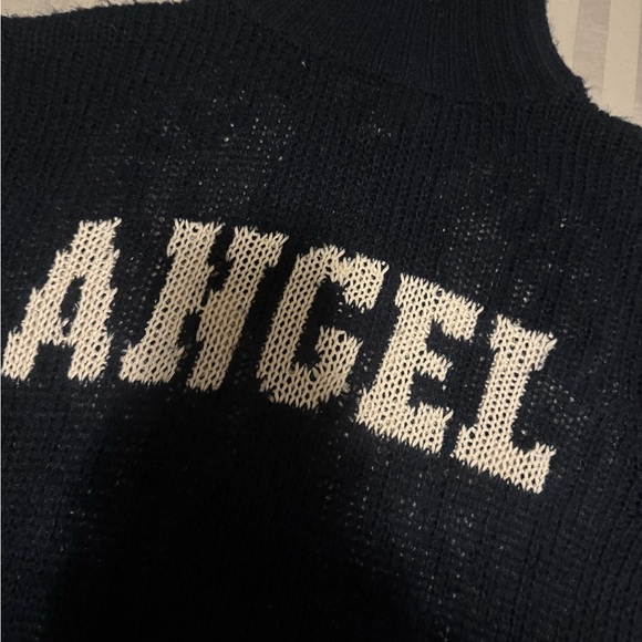 Navy Angel Turtleneck Sweater - Picture 2 of 7